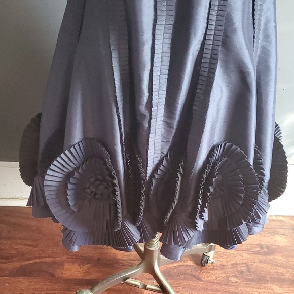 Etoile Blue Strapless Sweetheart Fit and Flare Dress Size 6 - Picture 3 of 17